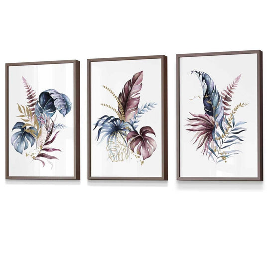 Set de Artă Florală cu 3 Imprimeuri pentru Perete 7