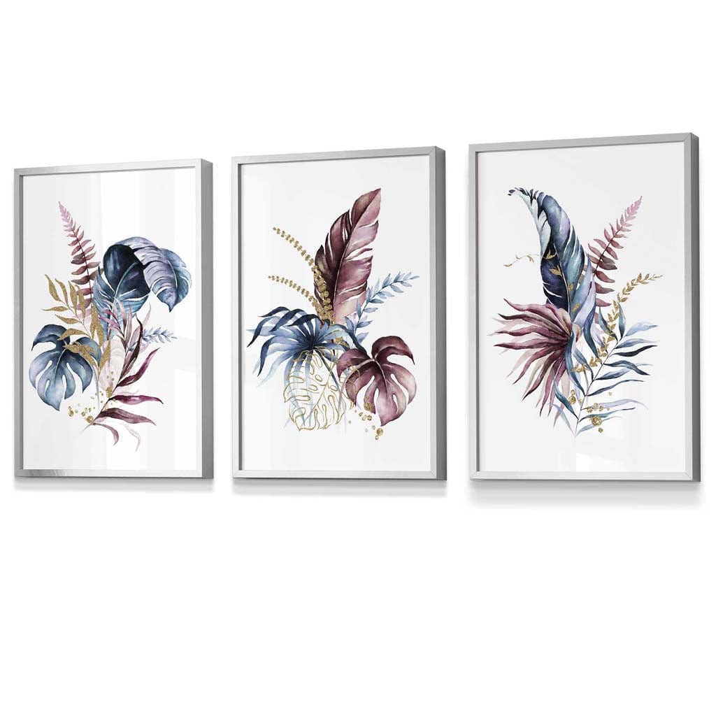 Set de Artă Florală cu 3 Imprimeuri pentru Perete 9
