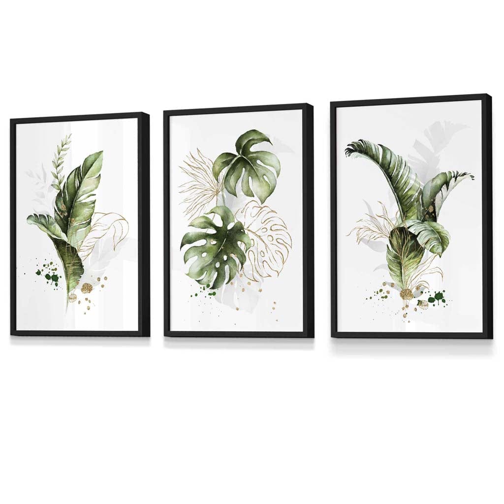 Set de Artă de Perete cu Flori Botanice pentru Decor Interior 1