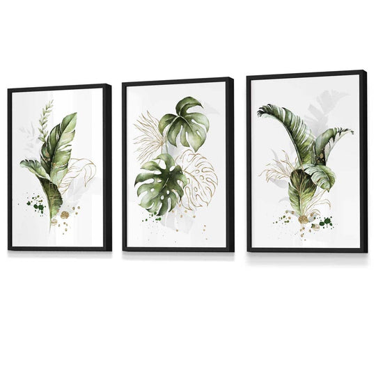 Set de Artă de Perete cu Flori Botanice pentru Decor Interior 1