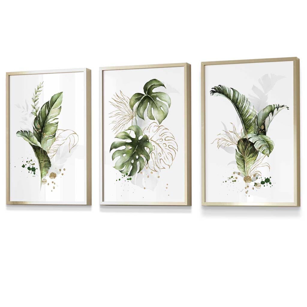Set de Artă de Perete cu Flori Botanice pentru Decor Interior 2