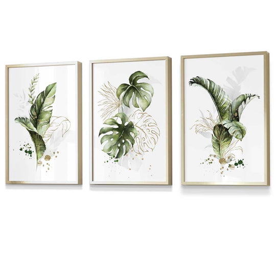 Set de Artă de Perete cu Flori Botanice pentru Decor Interior 2
