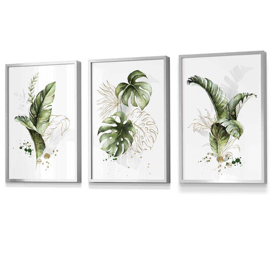 Set de Artă de Perete cu Flori Botanice pentru Decor Interior 3
