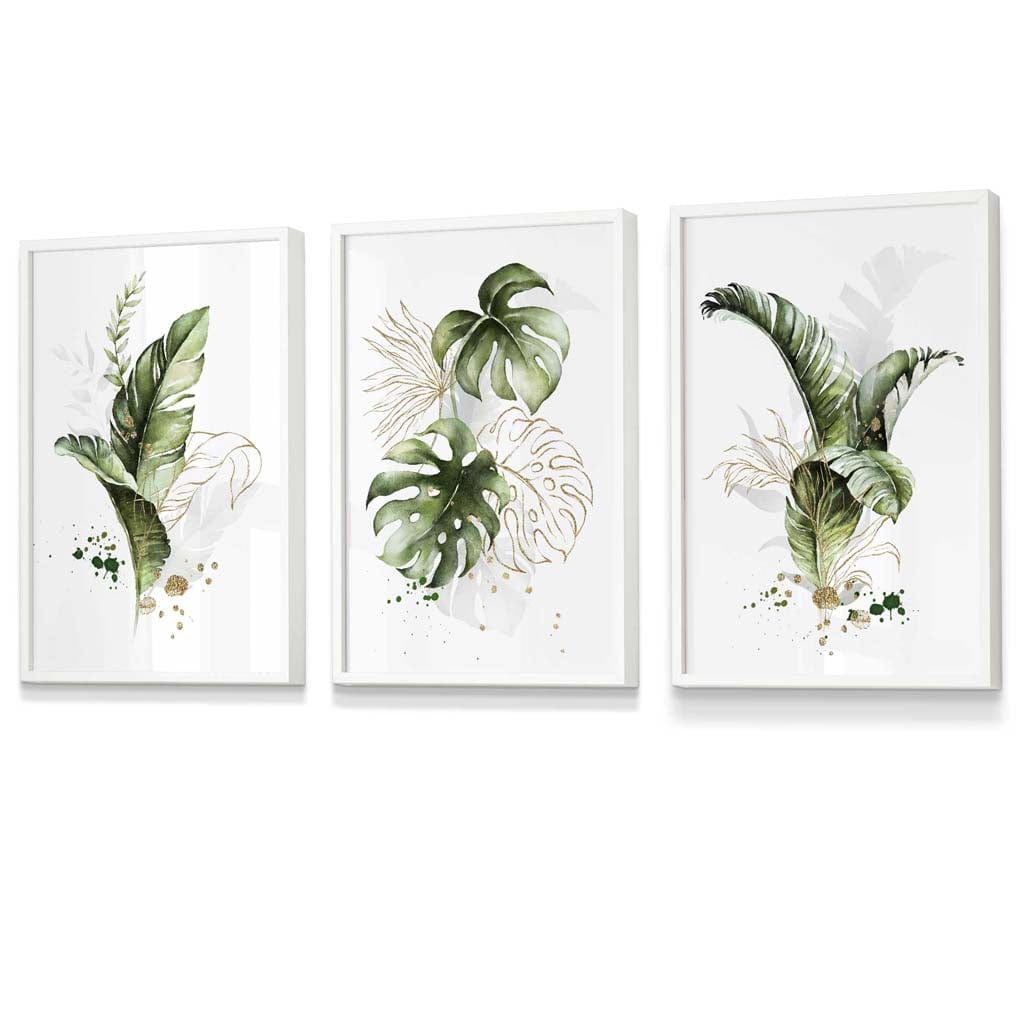 Set de Artă de Perete cu Flori Botanice pentru Decor Interior 4