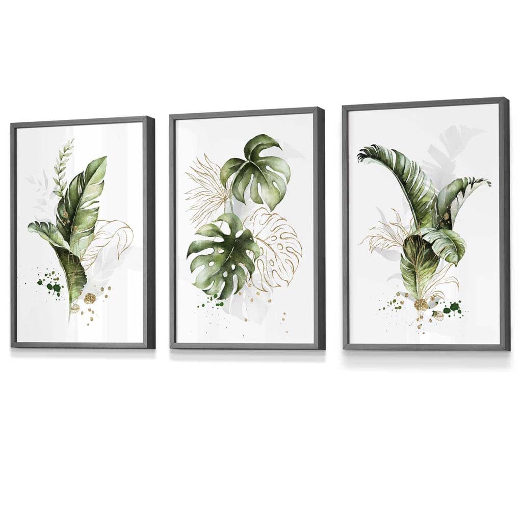 Set de Artă de Perete cu Flori Botanice pentru Decor Interior 5