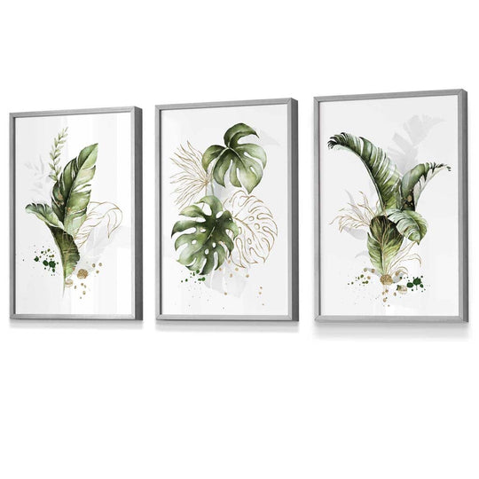 Set de Artă de Perete cu Flori Botanice pentru Decor Interior 6