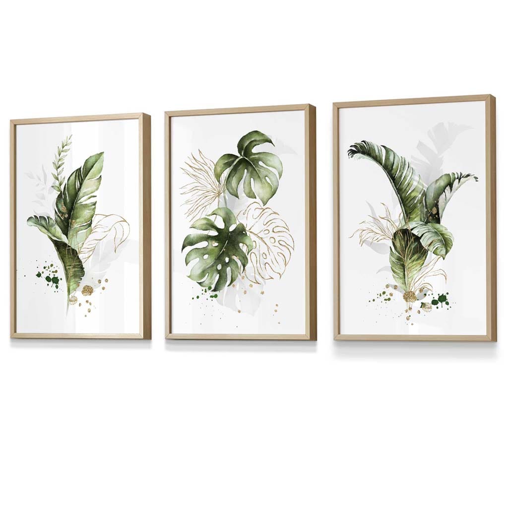 Set de Artă de Perete cu Flori Botanice pentru Decor Interior 7