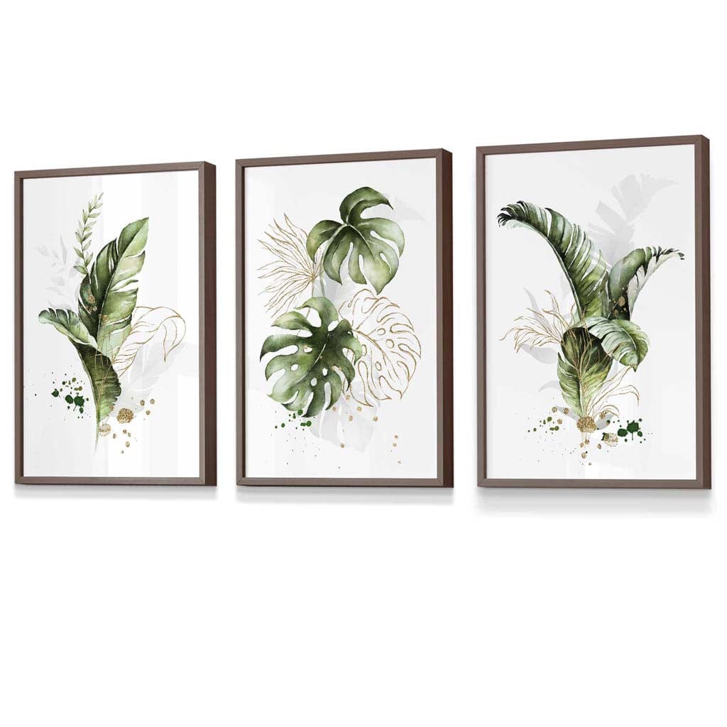 Set de Artă de Perete cu Flori Botanice pentru Decor Interior 8