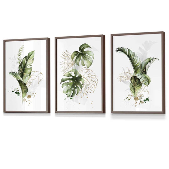 Set de Artă de Perete cu Flori Botanice pentru Decor Interior 8