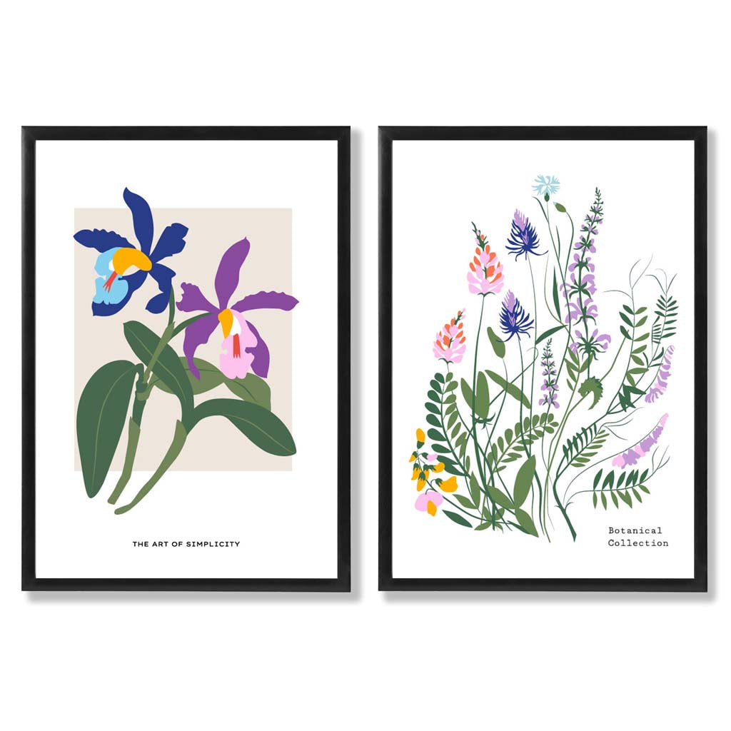 Set de Ilustrații cu Flori de Primăvară Colorate pentru Decor 0