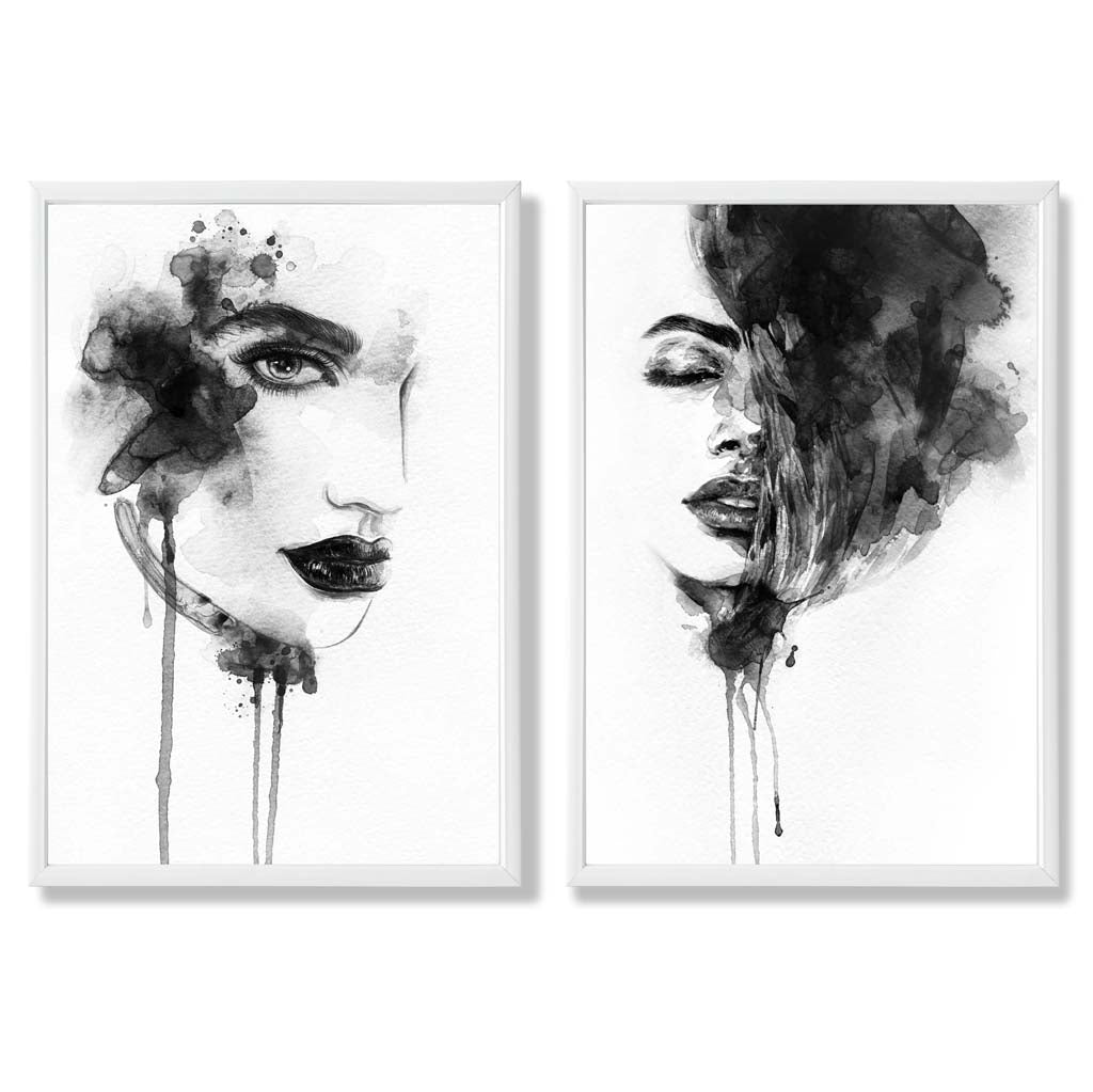 Set de Imprimeuri Artistice Alb-Negru pentru Decor 3