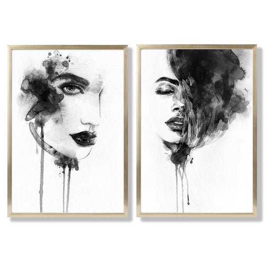 Set de Imprimeuri Artistice Alb-Negru pentru Decor 8