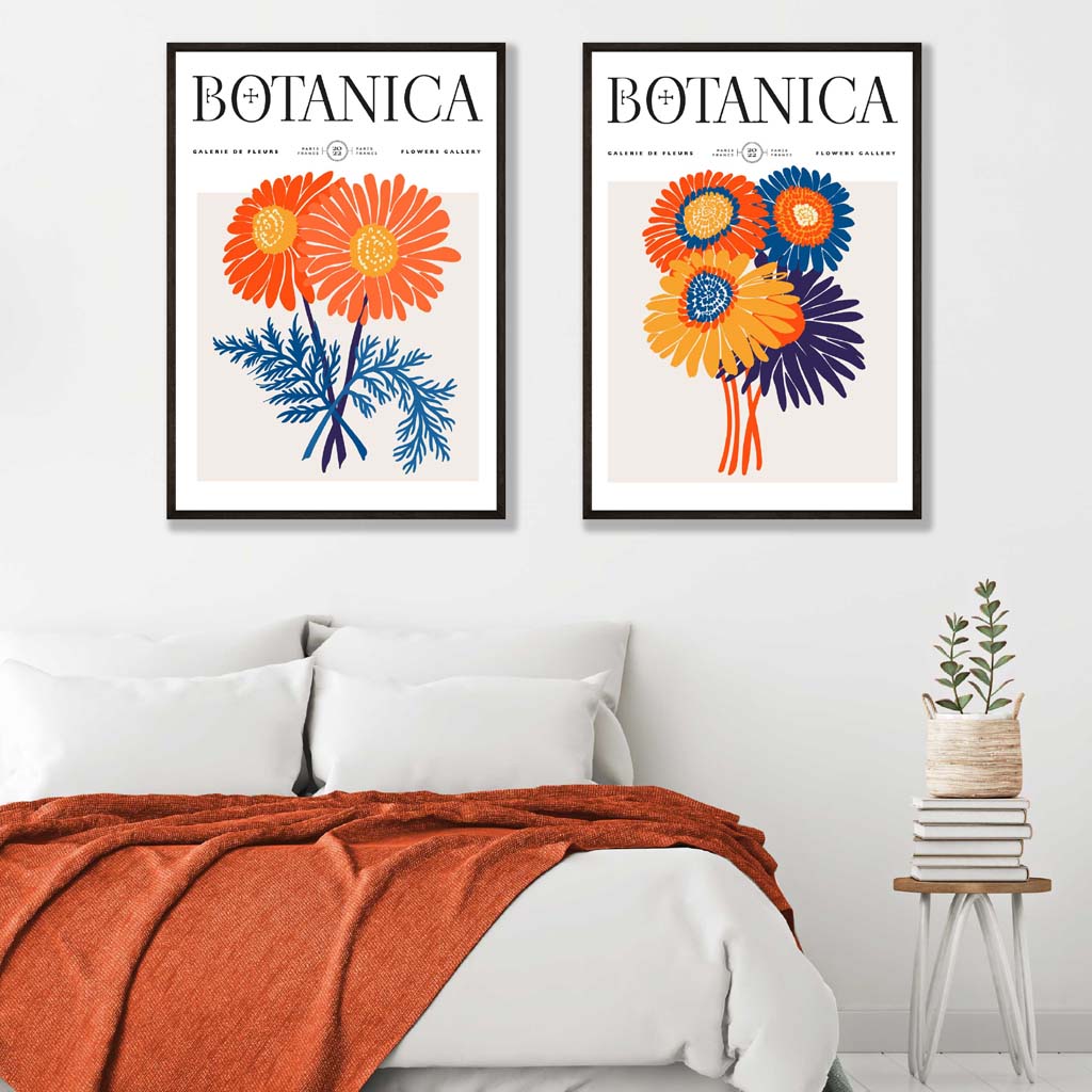 Set de Imprimeuri Artistice cu Flori de Vară pentru Decor 1