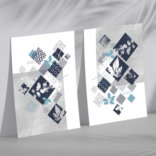 Set de Imprimeuri Artistice cu Flori pentru Decorare 0
