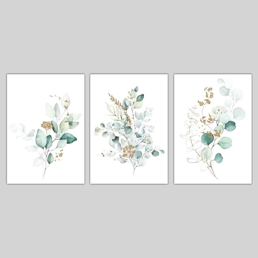 Set de Imprimeuri Botanice Contemporane pentru Decor Interior 0