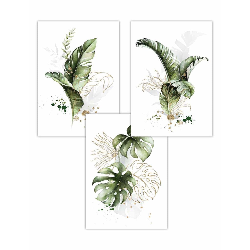 Set de Imprimeuri Botanice cu Design Floral pentru Decor Interior 0