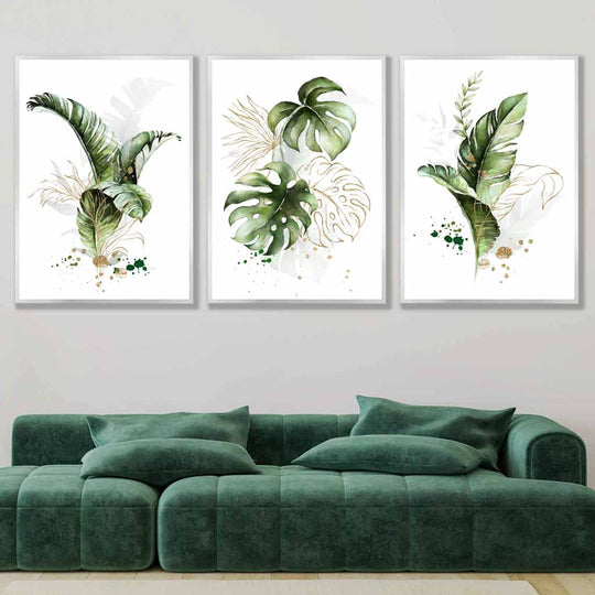 Set de Imprimeuri Botanice cu Design Floral pentru Decor Interior 1