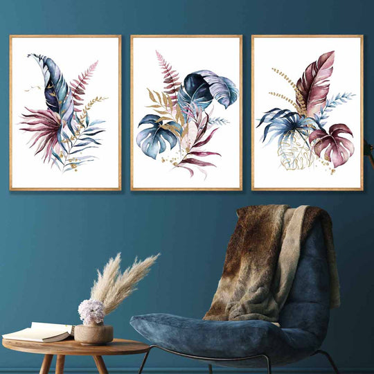 Set de Postere Botanice cu Imprimeuri Florale pentru Decorare 2