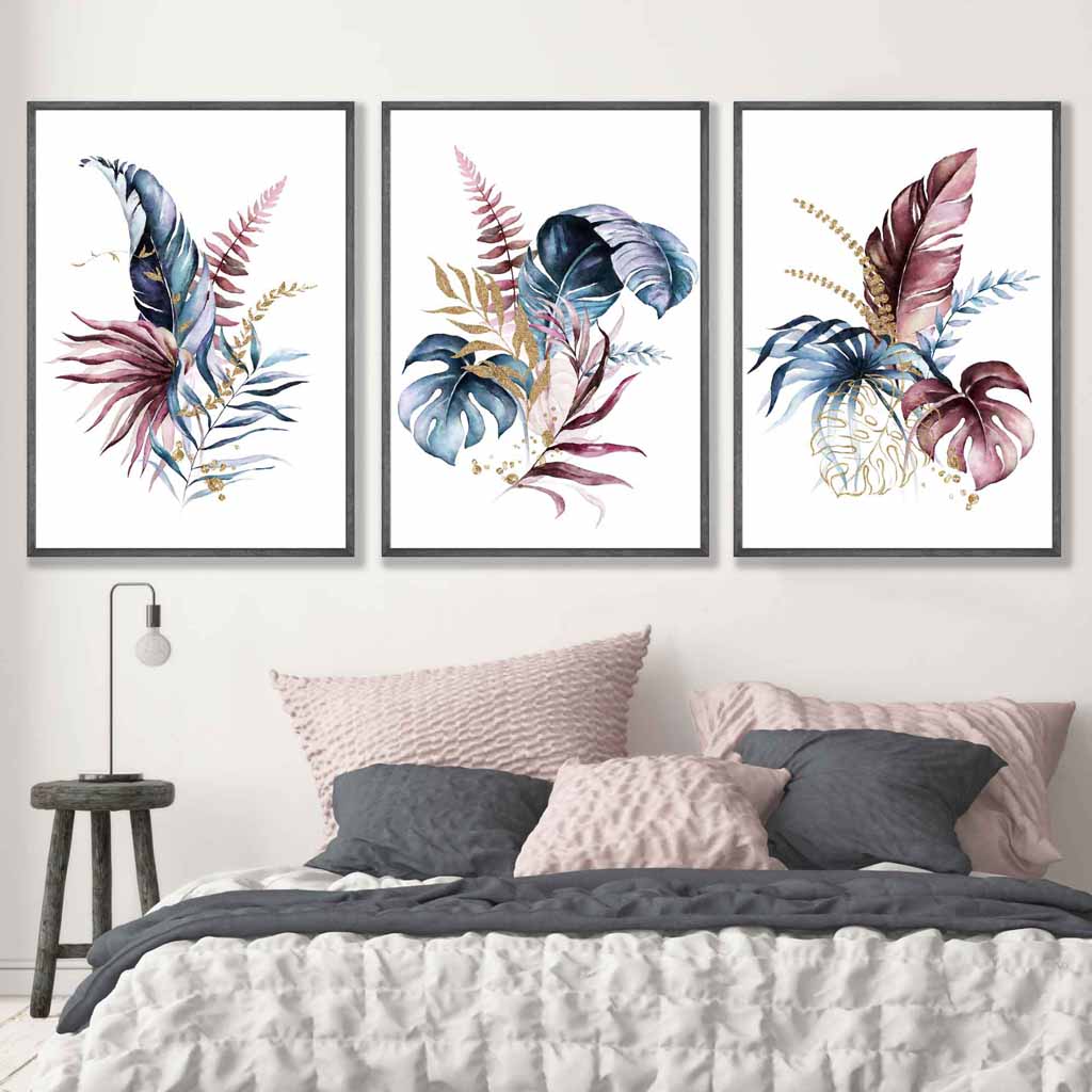 Set de Postere Botanice cu Imprimeuri Florale pentru Decorare 4