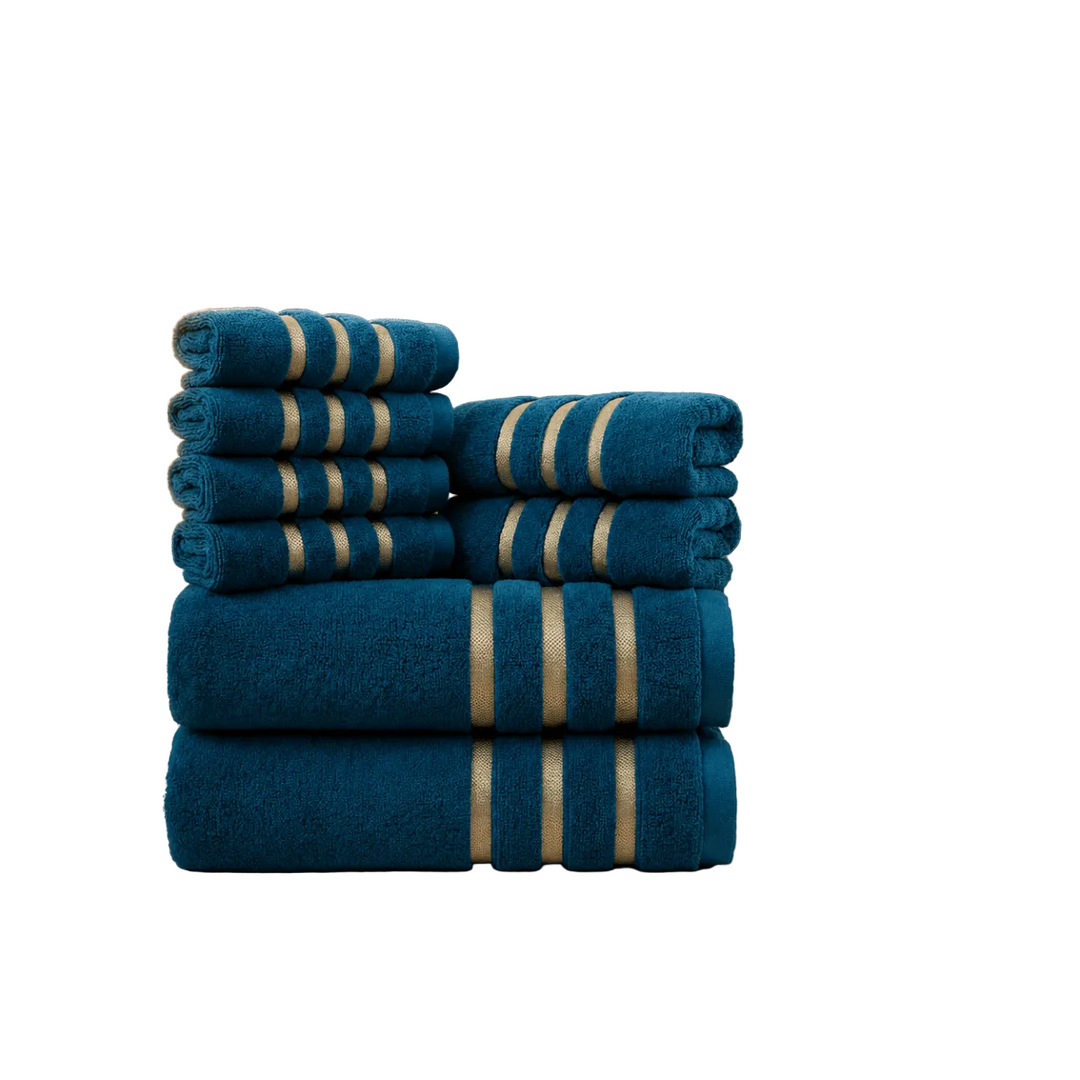 Set de Prosoape Baie Premium 8 Piese, Design Modern și Absorbție Excelentă 0