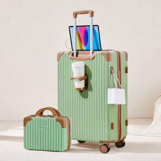 Set de bagaje unisex cu design hardshell și funcții multiple 18