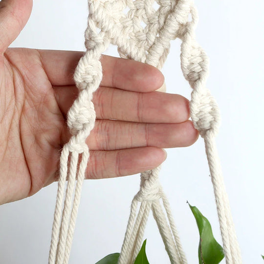 Set de cuiere pentru plante macramé pentru decor interior 3