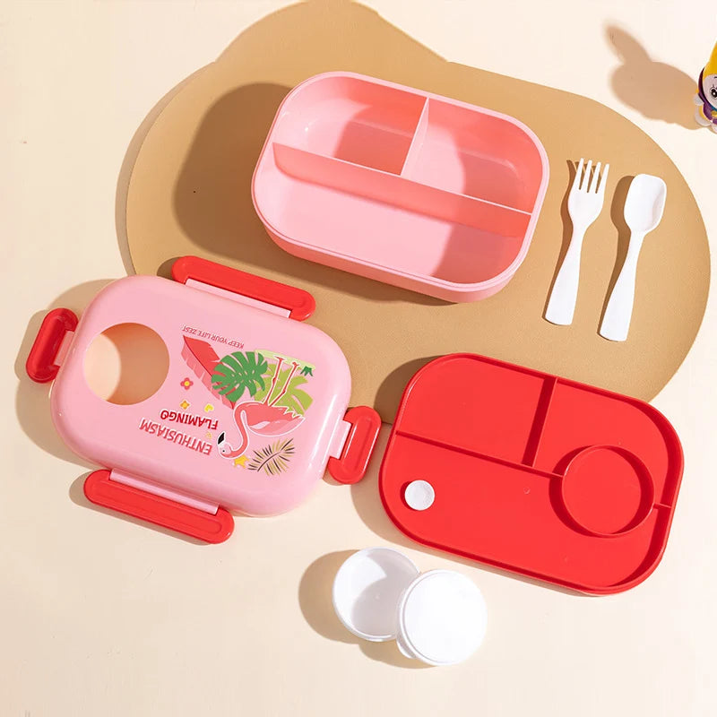 Set de cutii de prânz cu tematică de desene animate pentru copii și adulți 1
