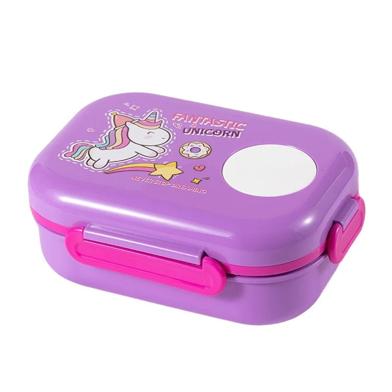 Set de cutii de prânz cu tematică de desene animate pentru copii și adulți 4