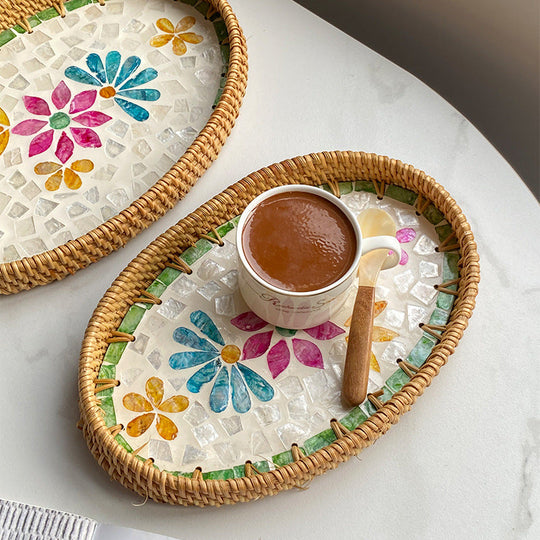 Set de farfurii de servire pentru femei cu design artistic 4
