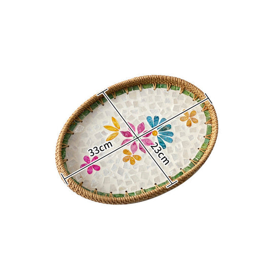 Set de farfurii de servire pentru femei cu design artistic 7