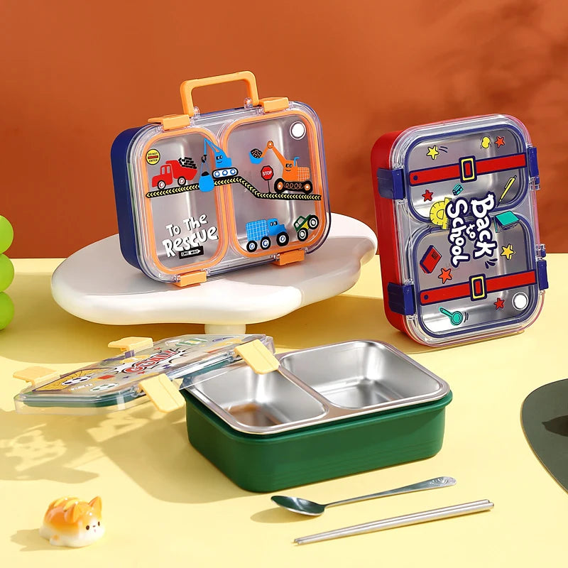 Set recipiente pentru prânz copii cu tematică jucăușă 2