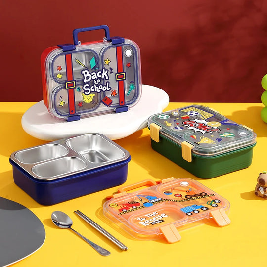 Set recipiente pentru prânz copii cu tematică jucăușă 8