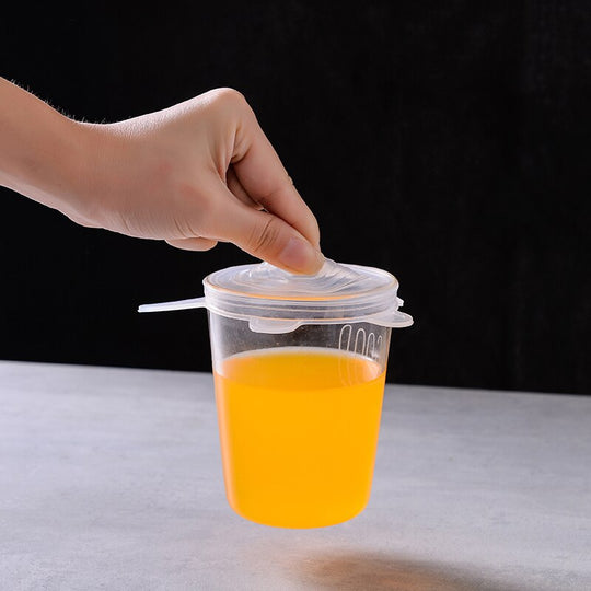 Silicon Stretch Capac Cupe (6 Bucăți)