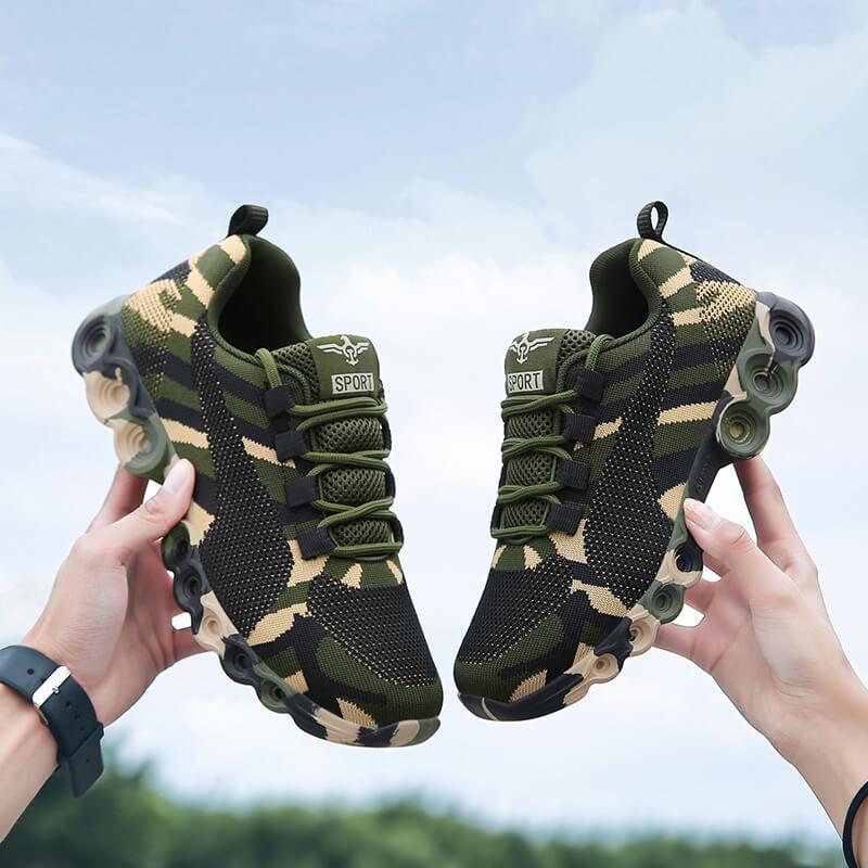 Sneakers Respirante Cu Camuflaj