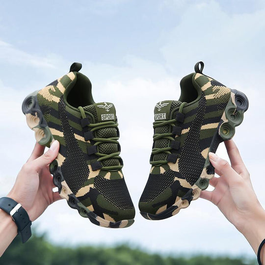 Sneakers Respirante Cu Camuflaj