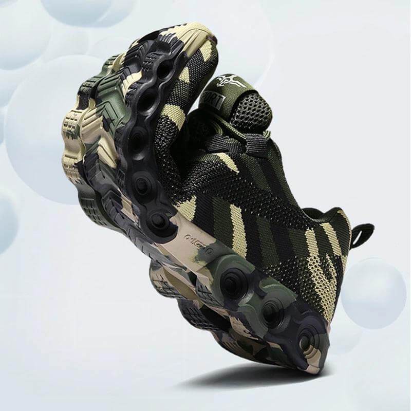 Sneakers Respirante Cu Camuflaj