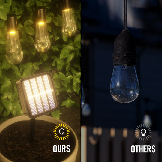 Solar-Powered Led În Aer Liber Lumini În Aer Liber String Lights