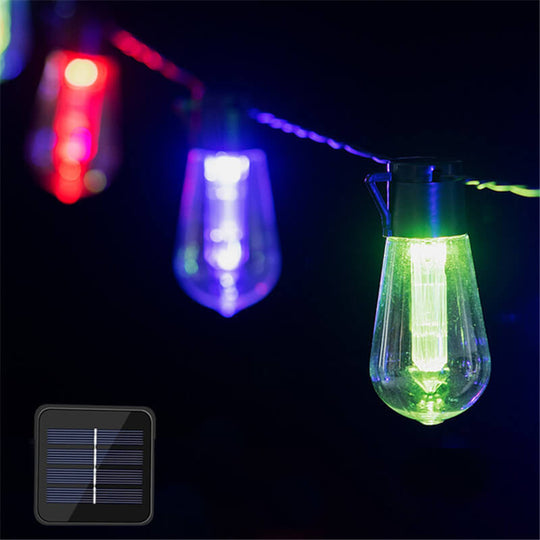 Solar-Powered Led În Aer Liber Lumini În Aer Liber String Lights