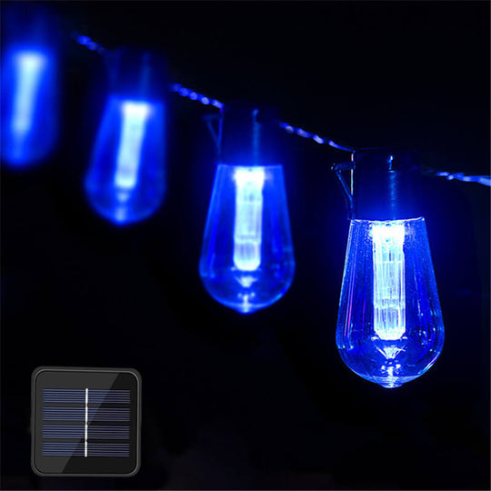 Solar-Powered Led În Aer Liber Lumini În Aer Liber String Lights