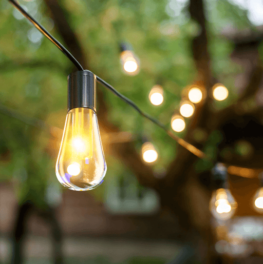 Solar-Powered Led În Aer Liber Lumini În Aer Liber String Lights