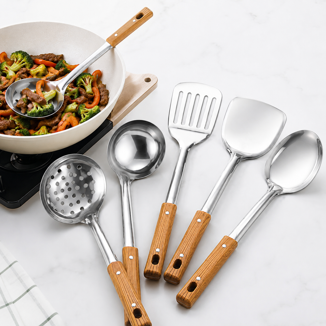 Spatula cu Fante pentru Bucătărie cu Mâner Ergonomic 1