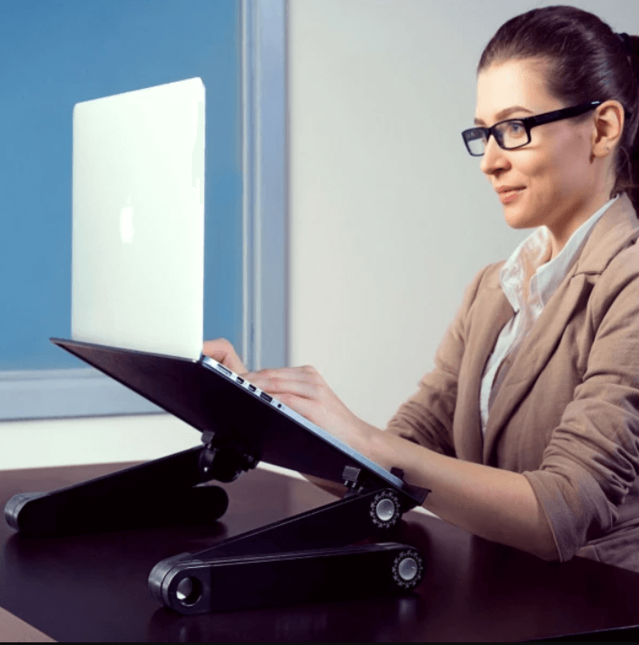 Stație Laptop Ergonomică Reglabilă