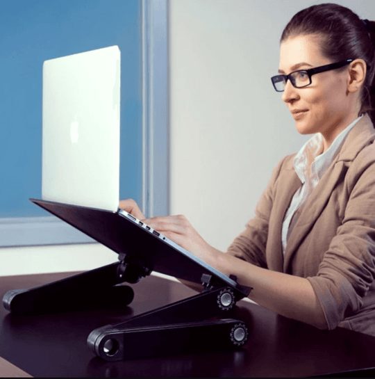 Stație Laptop Ergonomică Reglabilă