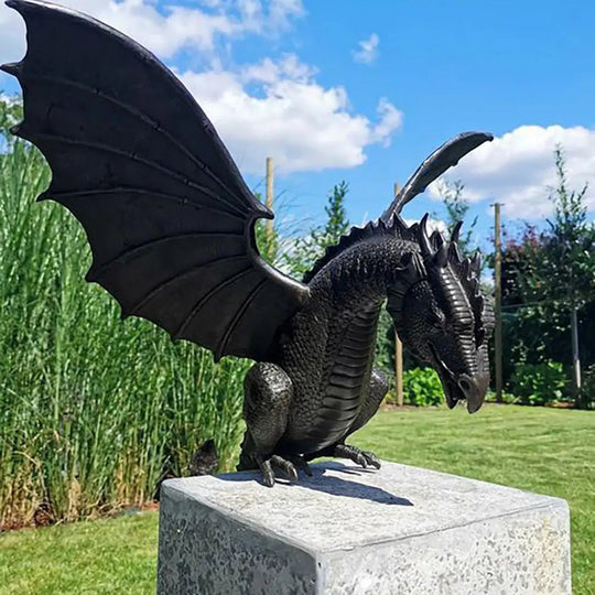 Statuie Dragon Decorativă pentru Grădină 0