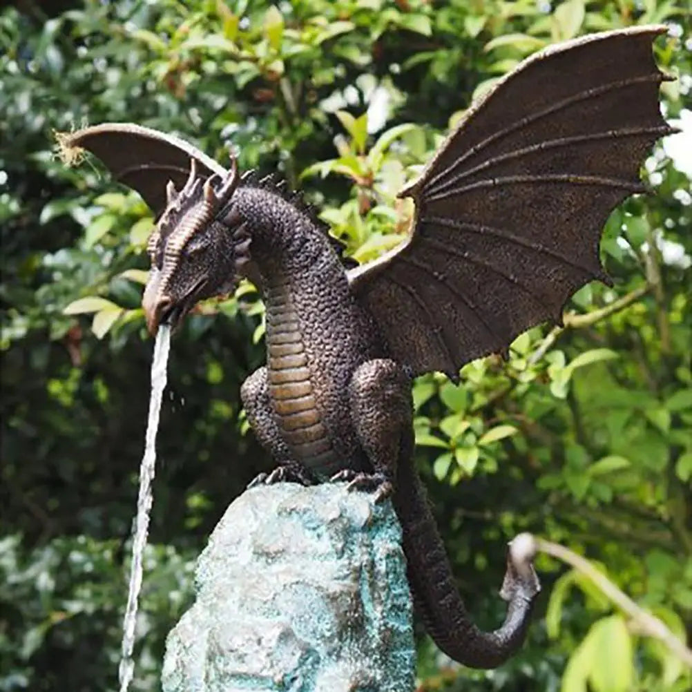 Statuie Dragon Decorativă pentru Grădină 1