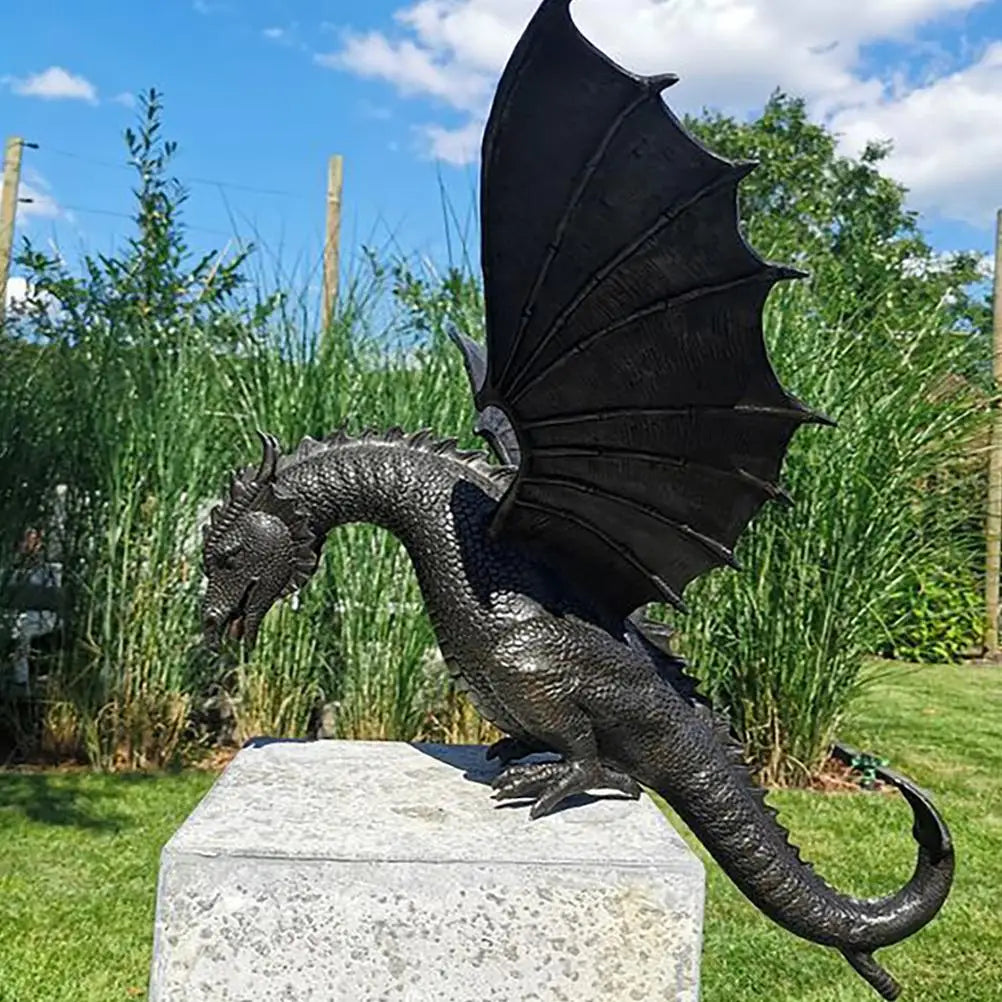 Statuie Dragon Decorativă pentru Grădină 2