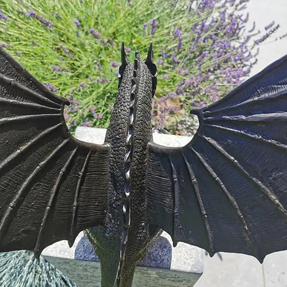 Statuie Dragon Decorativă pentru Grădină 3