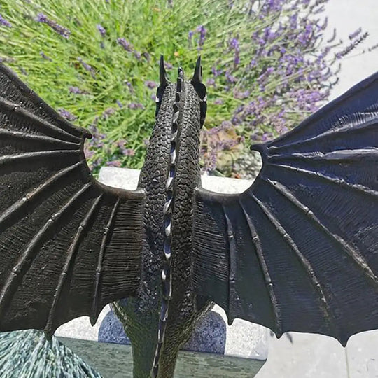 Statuie Dragon Decorativă pentru Grădină 3