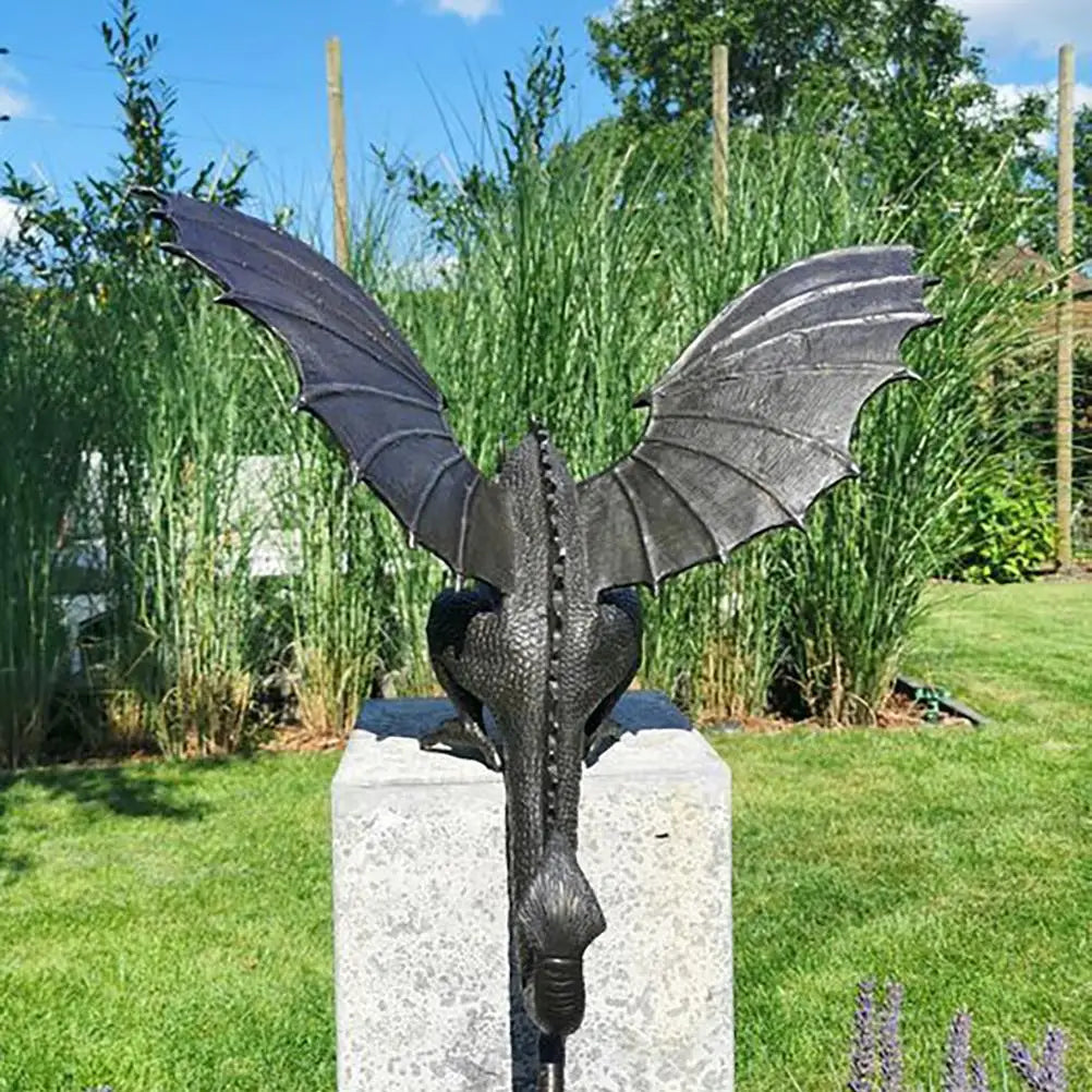 Statuie Dragon Decorativă pentru Grădină 4