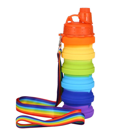 Sticlă Pliabilă Unisex pentru Apă cu Carabină 1
